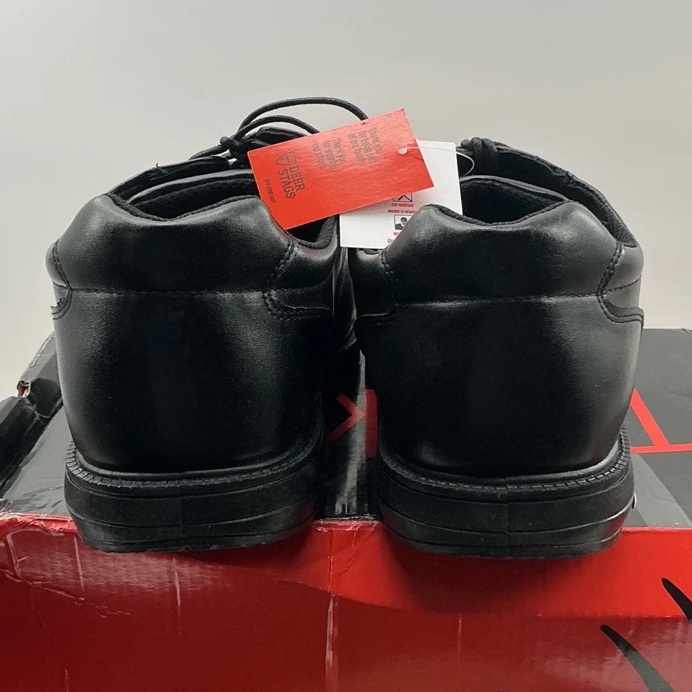 Deer‎ Stags Crown Mens Black Vega Oxford Dress Shoes Slip Resistant Size 13 M